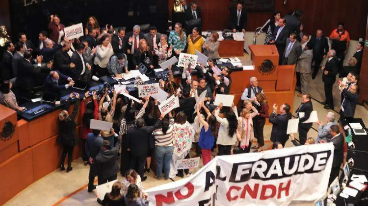 rosario piedra senado cndh MAURICIO HUIZAR